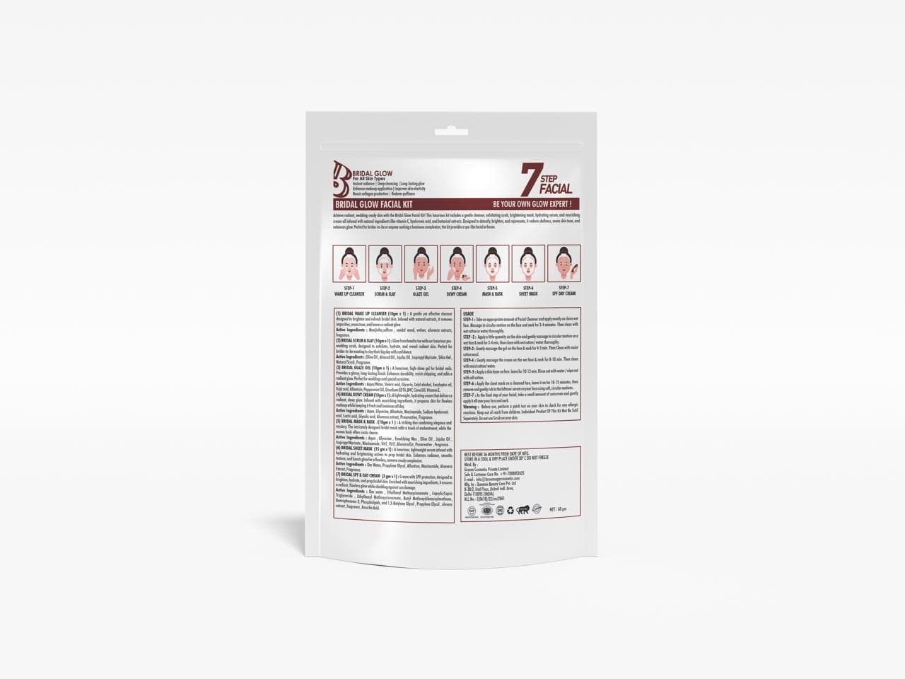 Brownsugar Bridal Glow Facial Kit image 2